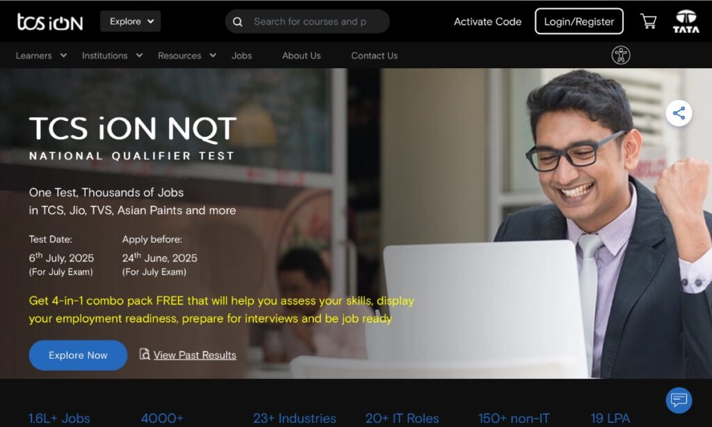 TCS NQT Exam Date 2025 TCS NQT Exam Date 2025