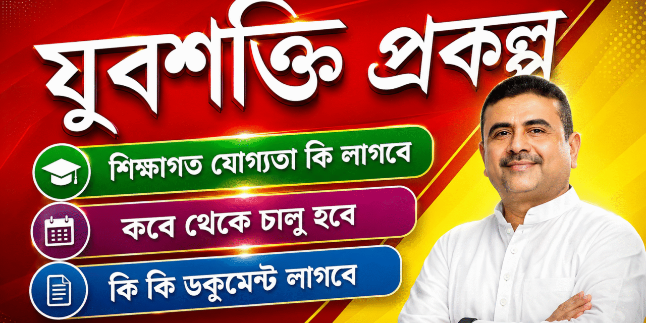 যুবশক্তি প্রকল্প কবে থেকে চালু হতে পারে , ডকুমেন্ট লাগবে কি কি !