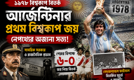 আর্জেন্টিনার প্রথম বিশ্বকাপ জয় নিয়ে বিতর্ক: আসলে কী ঘটেছিল ১৯৭৮ সালে?