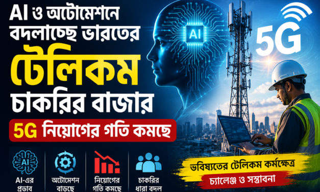 AI ও অটোমেশনে বদলাচ্ছে ভারতের টেলিকম চাকরির বাজার, 5G নিয়োগের গতি কমছে